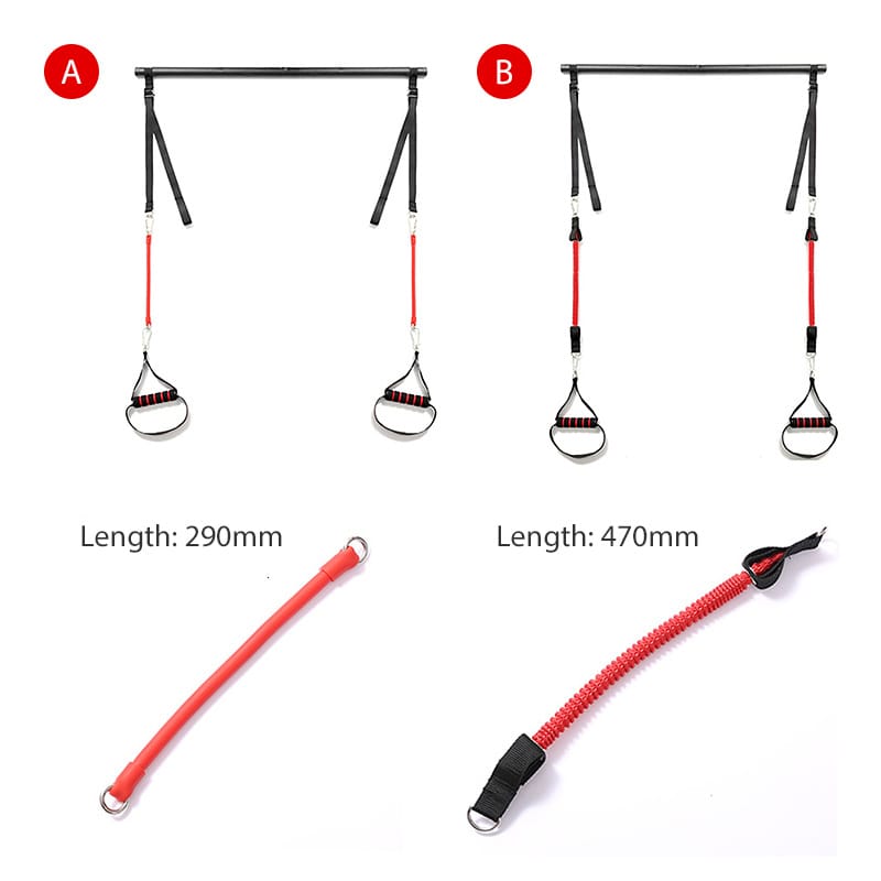 1135168336914.jpg Body Workout Trainer Bar with Resistance Bands Rubber Buckles - Image 8
