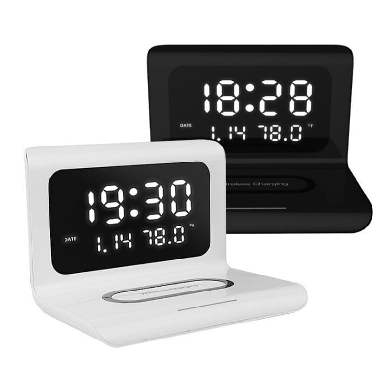 1620702215603.jpg Wireless Charger Alarm Clock Creative Perpetual Calendar Temperature and Humidity Wireless Charge 10W Fast Charge