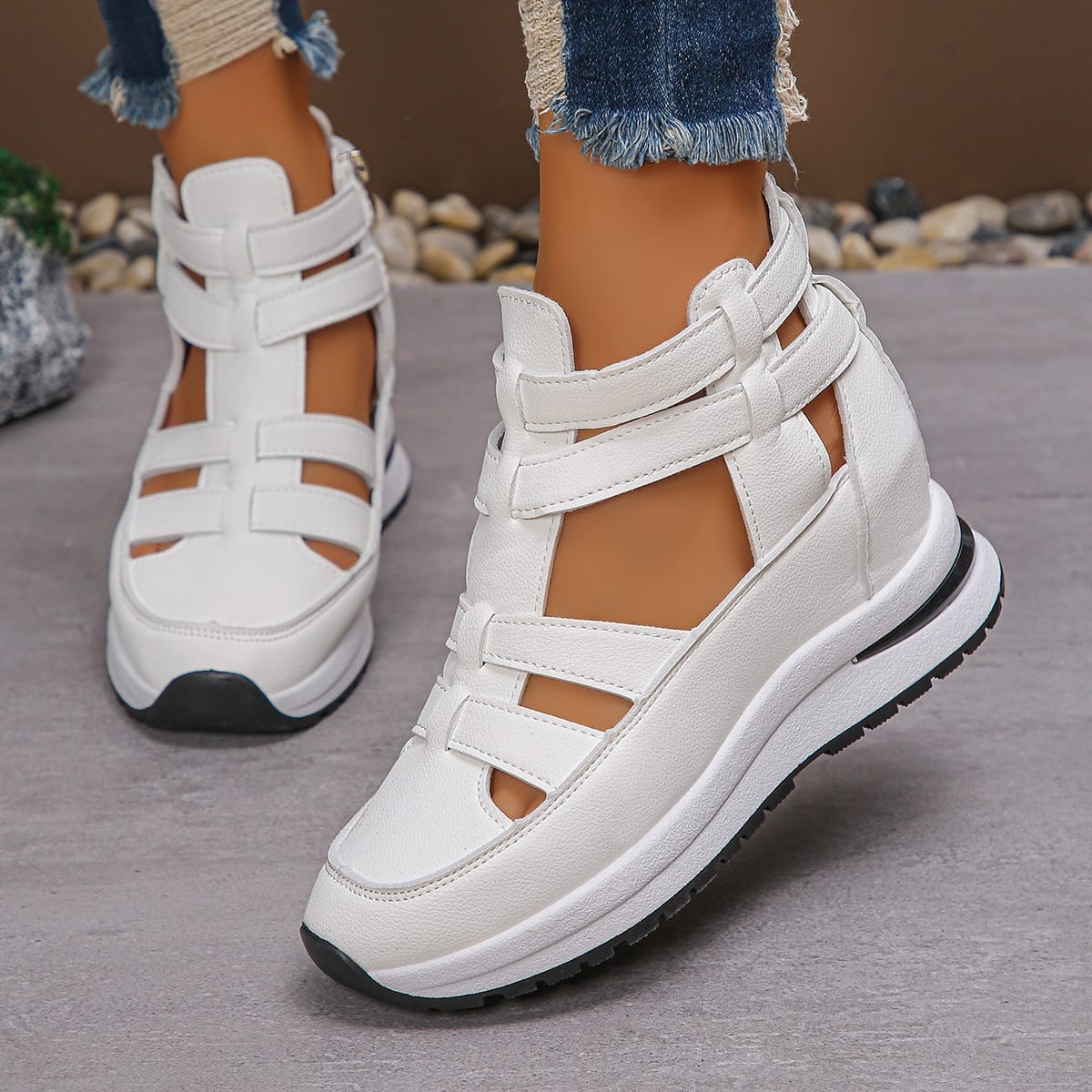 17e76278-d19c-404c-979b-a7b7ddd789e1.jpg Women's Close-toed Hollow-out Sandals Summer Fashion Platform Shoes