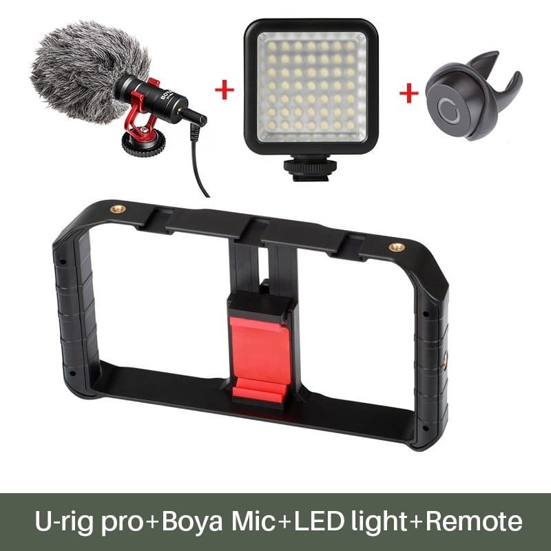 3609115904996.jpg Compatible With Apple, Ulanzi Handheld Smartphone Video Rig Case For Samsung,Phone Rig Stabilizer For Live Stream Youtube Filmmaking Vlogger - Image 5