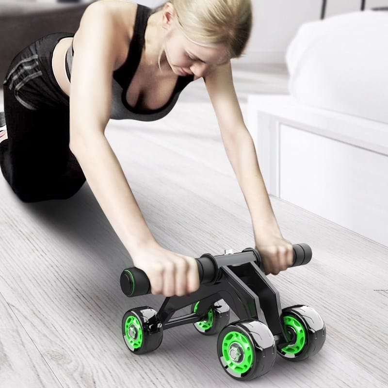 4082994284295.jpg Four-wheeled Abdominal Roller Home Exercise Abdominal Muscle Fitness Equipment - Image 3