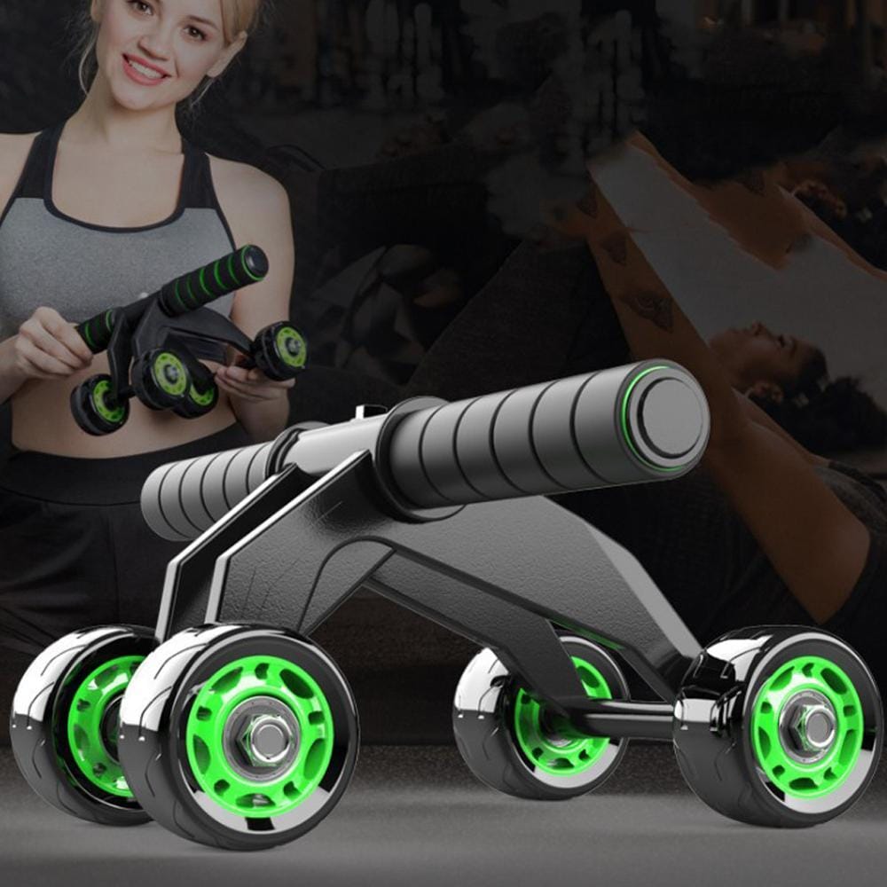 439955253183.jpg Four-wheeled Abdominal Roller Home Exercise Abdominal Muscle Fitness Equipment - Image 2