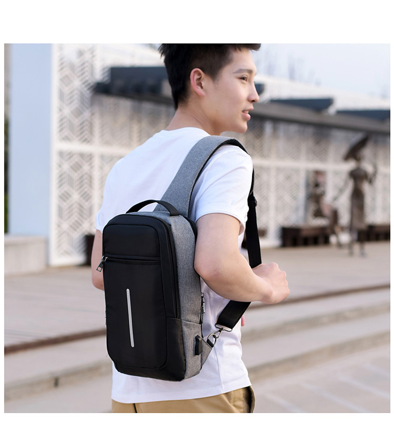 5596604619200.jpg Anti-theft USB charging chest bag with you - Image 2