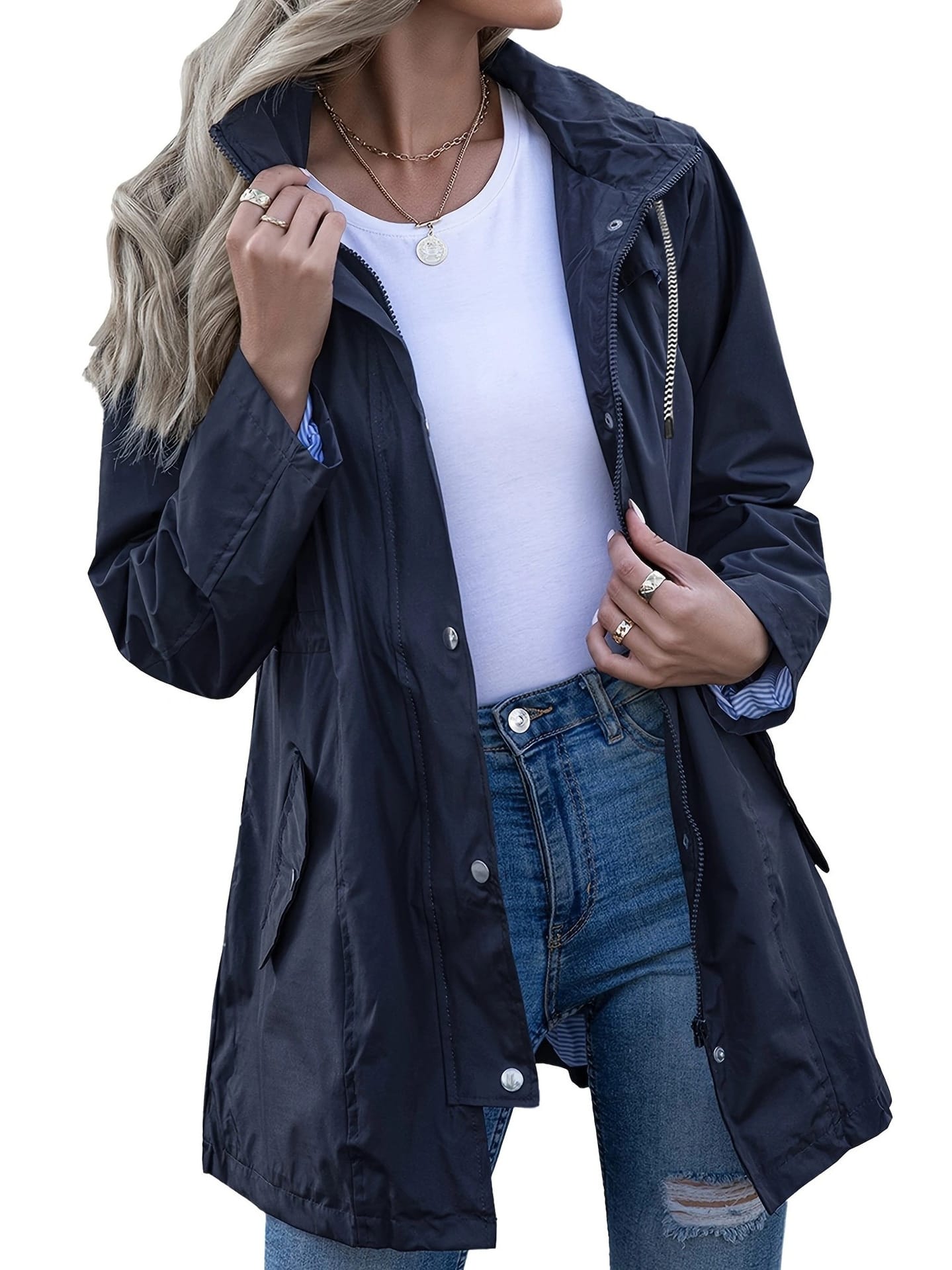 73c49f0b-ac9b-4df3-80ab-9afad2ead1b4.jpg Women's Waterproof Jacket Slim Fit Windbreaker Windproof Jacket - Image 4