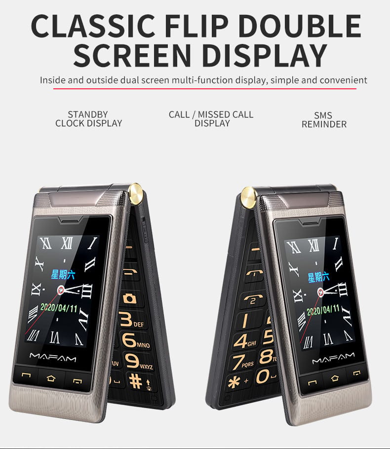 8fe2f7d7-40e8-43c0-9b99-812ef3164158.jpg Full Network Connectivity Dual Screen Flip Cover Elderly Machine Backup Machine - Image 4