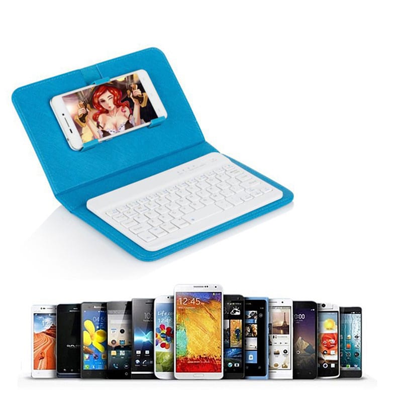 917864594121.jpg Compatible with Apple , Mobile phone Bluetooth keyboard holster - Image 3