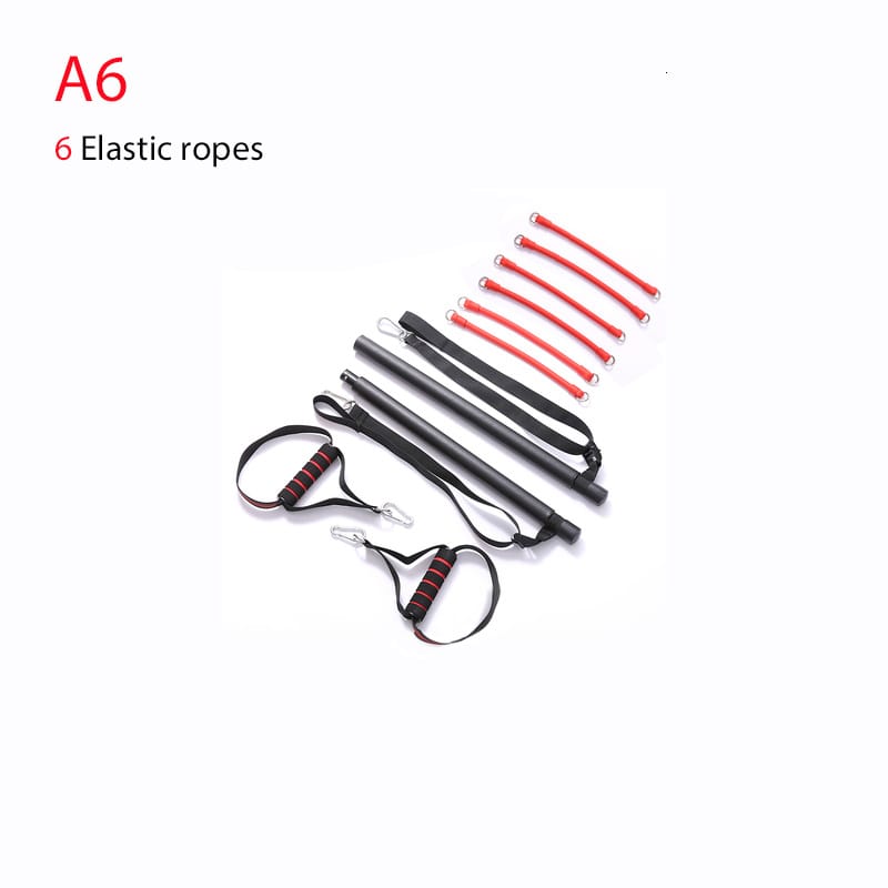 995385966793.jpg Body Workout Trainer Bar with Resistance Bands Rubber Buckles - Image 9