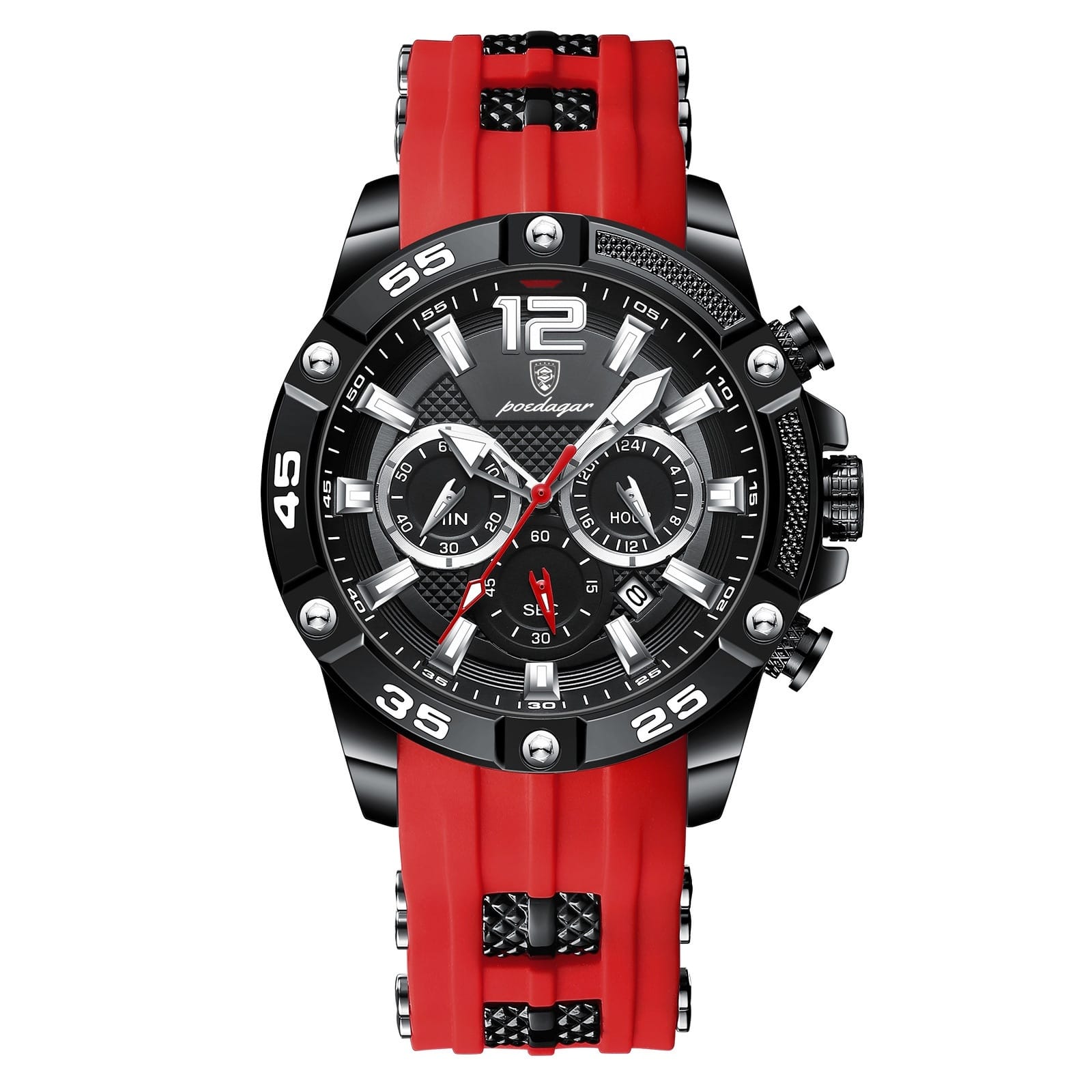 aeaefb6a-3ec1-470e-8a7b-25b7a0784723.jpg Multifunctional Men's Watch Silicone Band Quartz Wrist Watch - Image 6