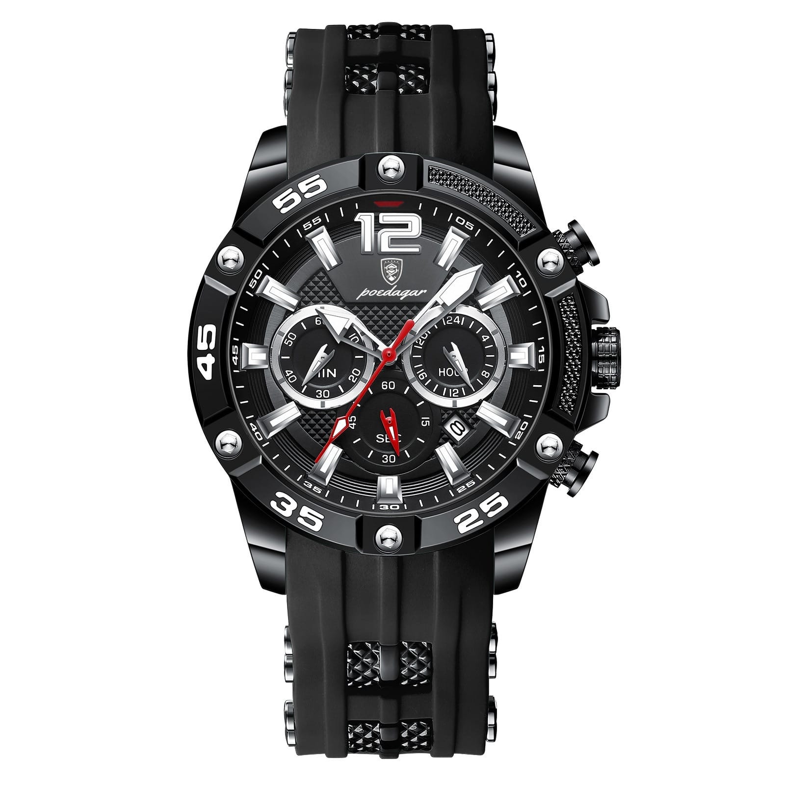 b1ff7b69-4633-4fa7-bb55-d13b424d2ade.jpg Multifunctional Men's Watch Silicone Band Quartz Wrist Watch - Image 4