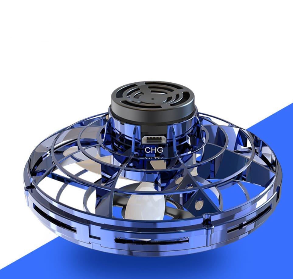 b2c36026-3b90-4ab5-b716-55c3cf17ff28.jpg Mini Fingertip Gyro Interactive Decompression Toy Drone LED UFO Type Flying Helicopter Spinner Toy Kids - Image 9