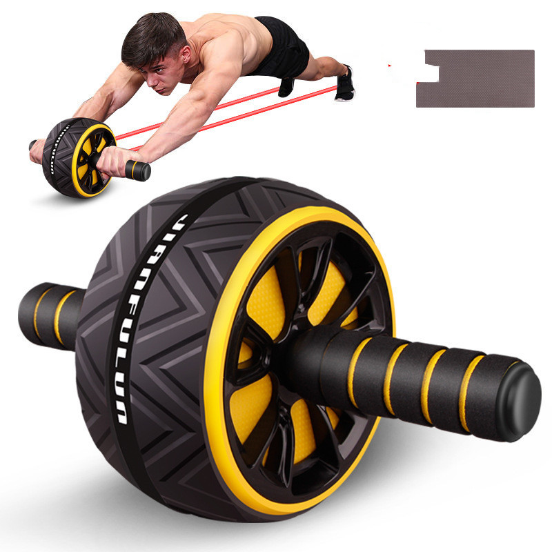 b3e9d164-69fb-4d08-b035-f914b7b4e595.jpg Abdominal Muscle Mute Abdominal Fitness Device Exercise Fitness Weight Loss Fitness Wheel For Men And Women